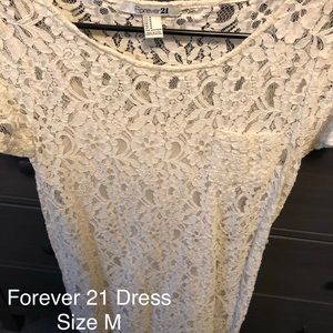 White lace dress